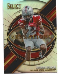 2022 Panini Select Draft Picks #SECO Chris Olave Sensations Silver Prizm