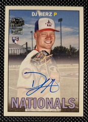 2025 Topps Archives DJ Herz RC 1967 Topps Fan Favorites Auto Nationals