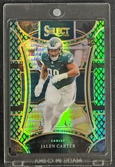 2023 Select JALEN CARTER Rookie Suite Level Dragon Scale Prizm /70 Eagles RC