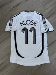 Germany Klose Retro Jersey 2006 White Size S