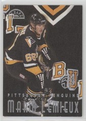 1996-97 Leaf Sweaters Away 2614/5000 Mario Lemieux #1 HOF 1ct0