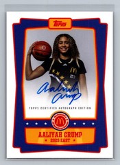 Aaliyah Crump 2025 Topps Chrome McDonald’s All-American Event Autographs #EA-AC