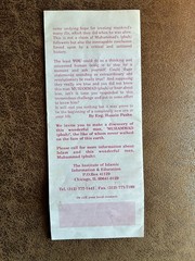 Muhammad Ali Hand-Signed Pamphlet – Obtained In-Person at USC Football Game, LA