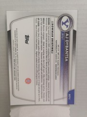 AJ Dybantsa 2025-26 Bowman Basketball 1st Mojo Refractor #BCP-1 BYU-Wizards.