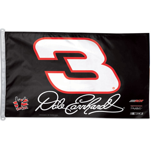 Dale Earnhardt #3 NASCAR Logo Flag 3x5ft – With Grommets The Intimidator RACING