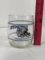 Vintage Collectible Dallas Cowboys 12 oz 1980s NFL Helmet Logo