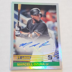Panini 2018 Donruss Retro 1984 Signatures Marcell Ozuna Auto #84S-MO
