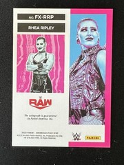2022 Panini Chronicles WWE – Flux Auto Rhea Ripley #FX-RRP Autograph