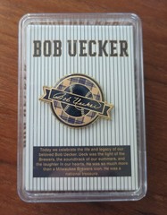 Milwaukee Brewers Bob Uecker Commemorative Pin SGA 8/24/2025 New in Box