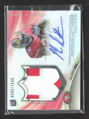 2013 Topps Platinum Marcus Lattimore #ARP-ML Rookie Refractor Patch /1000 Auto