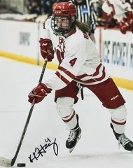 Caroline KK Harvey Signed Wisconsin Hockey 8×10 Photo Olympic Autograph COA