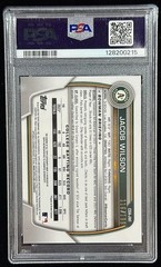 2023 Bowman Chrome 1st RC Auto Jacob Wilson #CDA-JWI Aqua Lava Refractor /199