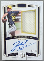 2025 National Treasures Jacob Misiorowski Clutch Factor Signature Auto /99 RC