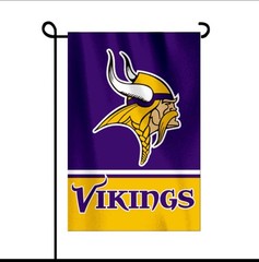 Minnesota Vikings Garden Flag Double Sided 12×18 Yard Hanging Flag NFL