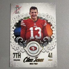 Topps Signature Class Brock Purdy San Francisco 49ers #CI-12 Class Icons 2025