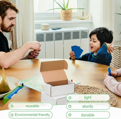 10 Pcs 400 Count Trading Card Storage Box Cardboard Baseball Card