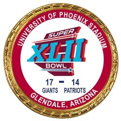 Tribute Coins New York Giants Super Bowl Champion 4 Coin Set
