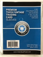 LOT of 400~4 Packs of 100 CSP Soft PENNY Card Sleeves for VINTAGE & THICK Cards