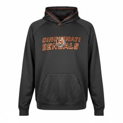 NFL Team Apparel Cincinnati Bengals Hoodie – Men’s Large – Black – NEW – NO TAGS