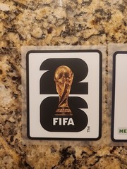 FIFA WORLD CUP 2026 JERSEY KIT PATCH SET OF 2 USA MEXICO CANADA NEW