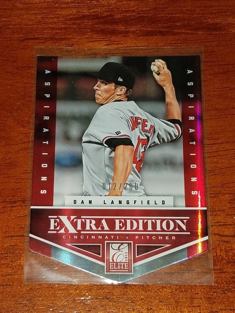Dan Langfield 2012 Elite Extra Edition Aspirations RC #173 numbered 012/200