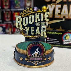 DRAKE BALDWIN Atlanta Braves 2025 National League Rookie of The Year Bobblehead