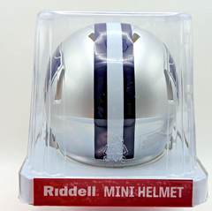 New NCAA Kansas State University Wildcats Mini Riddell Speed Football Helmet
