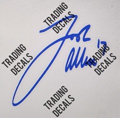 Josh Allen Buffalo Facsimile Signature Autograph Vinyl Sticker Bills Mafia 2x.85