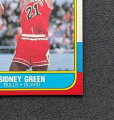 1986-87 Fleer #40 Sidney Green Bulls Set Break NM-MT