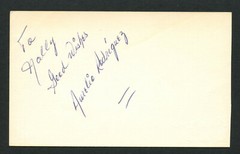 Aurelio Rodriguez (d. 2000) signed autograph Baseball 3×5 Index Card 4076-06