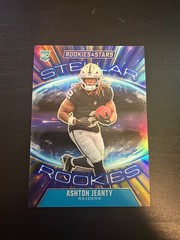 2025 Panini Rookies and Stars Aston Jeanty Stellar Rookies Blue /50 #4