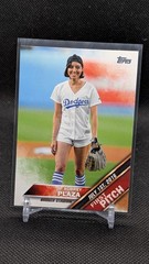 2016 Topps Update #FP-6 Aubrey Plaza First Pitch Los Angeles Dodgers