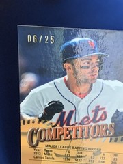DAVID WRIGHT 2014 Finest Competitors Gold Refractor #6/25 METS FC-DW