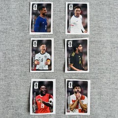Set of 6 Coca Cola Panini World Cup extra stickers CC2, CC4, CC7, CC8, CC9, CC12