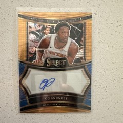 2024 Panini Select OG Anunoby Auto /30 Neon Orange Pulsar SSP Knicks Signatures