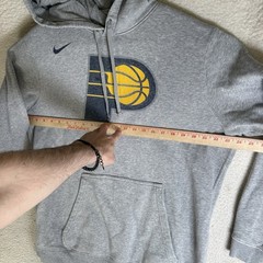 Nike Indiana Pacers Hoodie Sweatshirt Mens XL Gray NBA Basketball Pullover