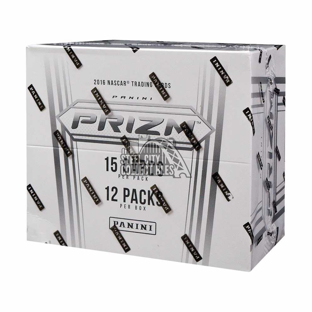 2016 Panini Prizm Racing Fat Pack 12-Pack Box (Red, White and Blue Prizms)