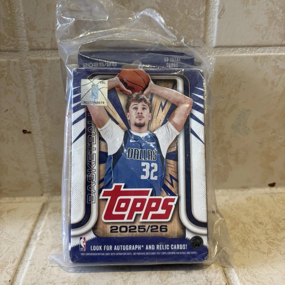 2025-26 TOPPS NBA BASKETBALL BOX 59 CARDS HANGER BOX READ