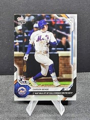 2026 MLB Topps NOW #198 Carson Benge Rookie RC Mets 1st Walk-Off