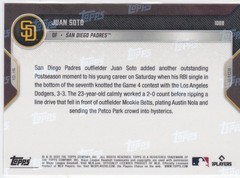 2022 TOPPS NOW #1088 JUAN SOTO- SAN DIEGO PADRES