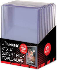 Super Thick 260PT Toploader 10Ct Pack 85238, One Size, Multi