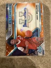 2023 Bowman University Chrome Mikey Williams Prime Signatures Auto /25 PCS-MW