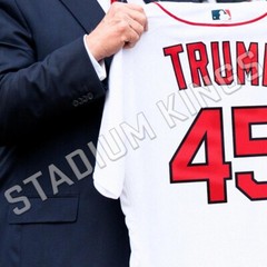 Donald Trump 45 Jersey President USA 1987 Baseball Card Poster – 11×17 inches