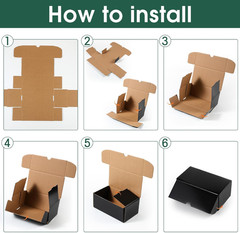 40 Pcs 400 Count Trading Card Storage Box Cardboard Baseball Card