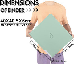 Top Loader Binder 12 Pocket – Fits 480 Cards，12 Pocket Top Loader Binders for Ca