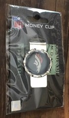 NFL Denver Broncos Money Clip Metal Cash Holder Team Emblem