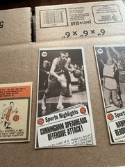 lot of 4 1970-71 Topps Basketball Superstars Connie Hawkins, Billy Cunningham