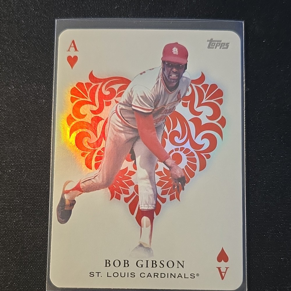 2023 Topps Series 1 All Aces Insert Bob Gibson St. Louis Cardinals Base #AA-2