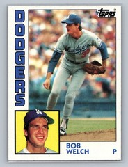 1984 Topps Bob Welch #722 – Los Angeles Dodgers