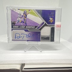2021 Panini Playbook Goal Line Graphs Adam Thielen #GLG-ATH (AU, MEM) /20